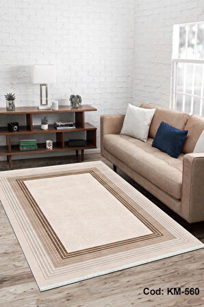 Pamuk Dokuma Taban Kaymaz Yıkanabilir Klasik Desenli  Salon Halısı Mutfak Halısı Koridor Halısı