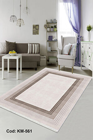 Pamuk Dokuma Taban Kaymaz Yıkanabilir Klasik Desenli  Salon Halısı Mutfak Halısı Koridor Halısı