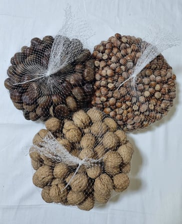 Kuruyemiş Filesi 75 cm, 3 kg Ürün Taşır, Klipsli