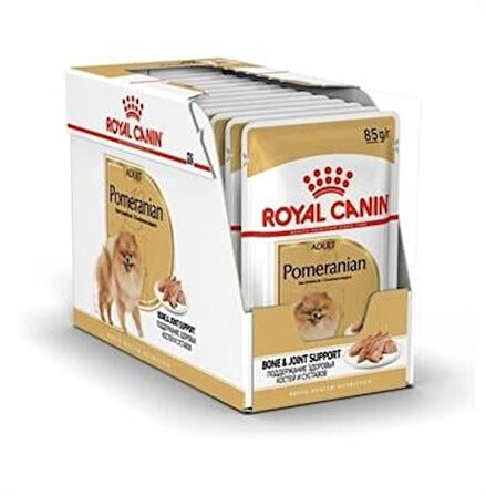 Royal Canin Pomeranian Adult Yetişkin Köpek Yaş Mama 85 Gr 12 li