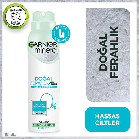 Garnier Mineral Doğal Ferahlık Sprey Deodorant 150 ml