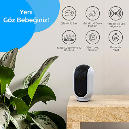 Bilicra Iris 3MP 360° Akıllı Kamera 