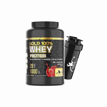 Gold Whey Protein Çilek Aromalı 1000 gr