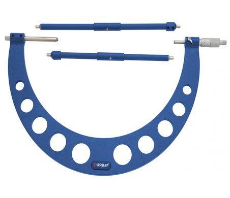 Dasqua 700-800mm Ayarlanabilir Uçlu Mekanik Dış Çap Mikrometre 0.01mm 4800-0025