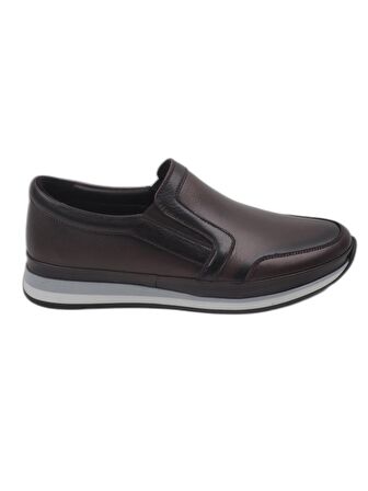 KAHVE HAKİKİ DERİ ERKEK CASUAL AYAKKABISI CHELSY