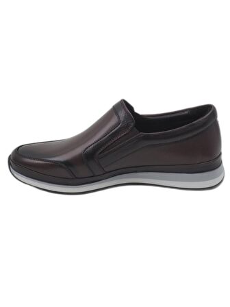 KAHVE HAKİKİ DERİ ERKEK CASUAL AYAKKABISI CHELSY