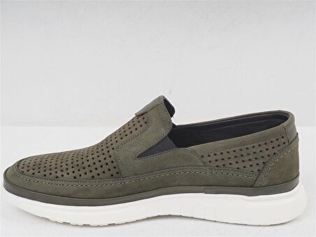 HAKİ NUBUK & CİLT HAKİKİ DERİ ERKEK CASUAL AYAKKABI