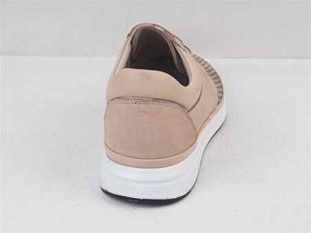 BEJ CİLT & NUBUK HAKİKİ DERİ CASUAL ERKEK AYAKKABI