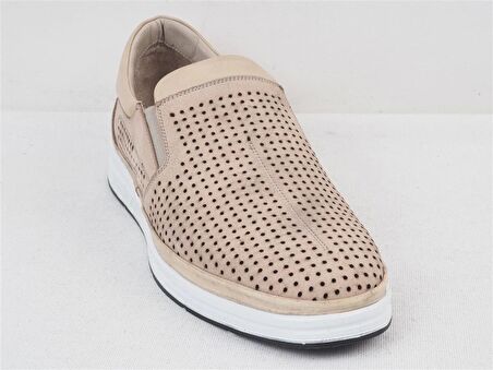 BEJ NUBUK & CİLT HAKİKİ DERİ ERKEK CASUAL AYAKKABI