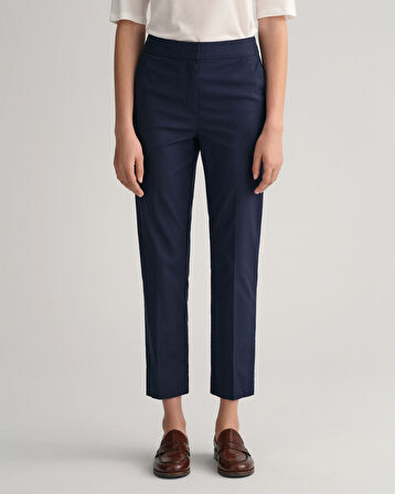 GANT Kadın Lacivert Slim Fit Pantolon