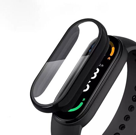 Xiaomi Mi Band 6 Uyumlu Ekran Ve Kasa Koruyucu Kılıf 360 Tam Koruma