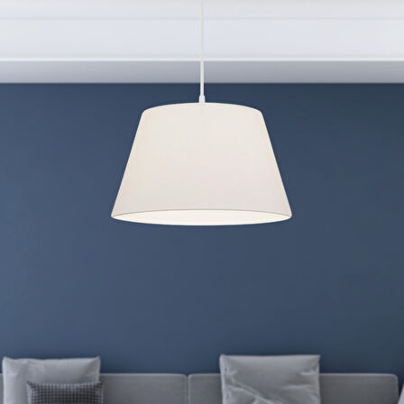 North Home Konik Kumaş Büyük Boy Tavan Sarkıt Avize