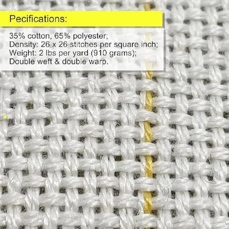 Tufting Kumaşı - 3 Metre Standart Ende - Keşiş Bezi - Panç Kumaşı - Punch Kumaşı - Monks Cloth