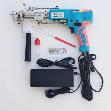 AK-V Tufting Makinesi Full Set (Turkuaz AK-V)(Set İçeriği Açıklama Kısmındadır)