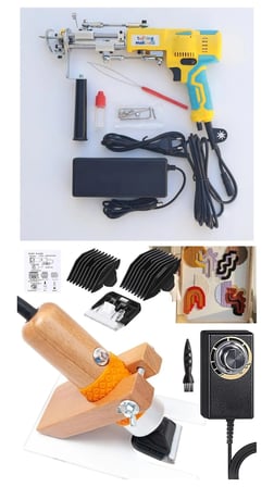 AK-V Tufting Makinesi Mini Set (Sarı AK-V)(Set İçeriği Açıklama Kısmındadır)