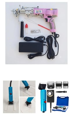 AK-V Tufting Makinesi Mini Set (Pembe AK-V)(Set İçeriği Açıklama Kısmındadır)