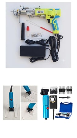 AK-V Tufting Makinesi Mini Set (Neon Yeşili AK-V)(Set İçeriği Açıklama Kısmındadır)