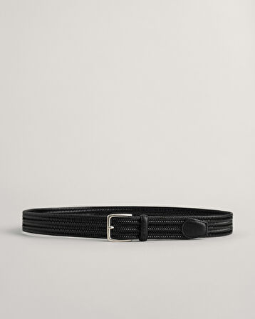 GANT Erkek Siyah Logolu Kemer