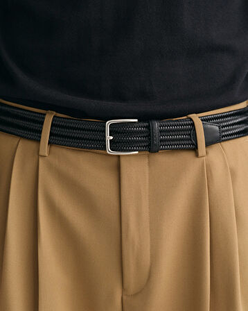 GANT Erkek Siyah Logolu Kemer