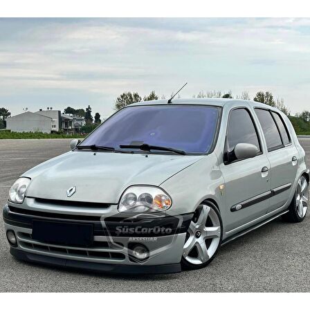 Renault Clio Symbol Hb&Sedan 1998-2002 Uyumlu Üniversal Astra H lip Esnek Ön Lip 2 Parça Tampon Altı Dil Karlık Ön Ek