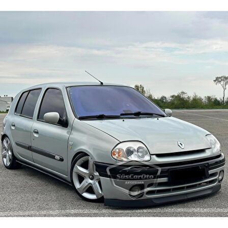 Renault Clio Symbol Hb&Sedan 1998-2002 Uyumlu Üniversal Astra H lip Esnek Ön Lip 2 Parça Tampon Altı Dil Karlık Ön Ek