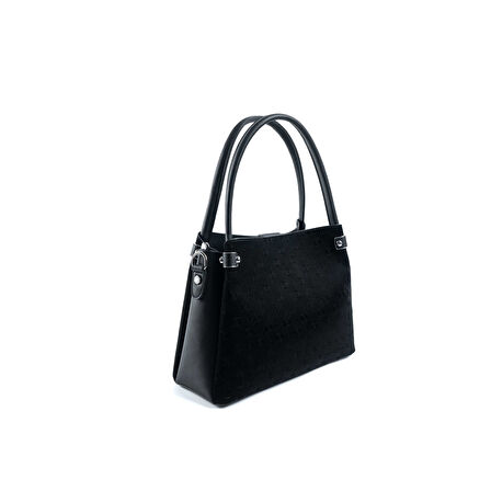 Silver Polo  Kadın Omuz Çantası 1254-48086 SILVER POLO BAYAN ÇANTASI M158 SİYAH-NOVA SİYAH