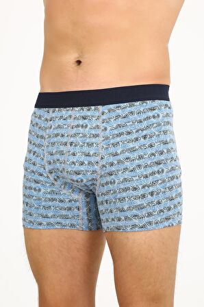 Five Pocket Fpb8001 Desenli Erkek Boxer