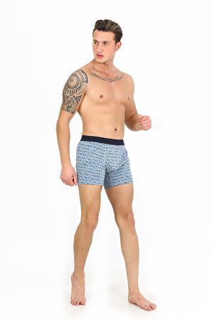 Five Pocket Fpb8001 Desenli Erkek Boxer