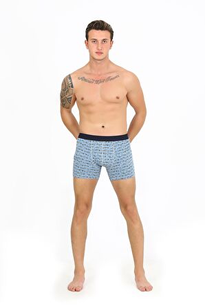 Five Pocket Fpb8001 Desenli Erkek Boxer
