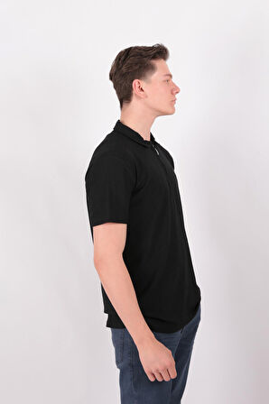 Five Pocket Fp25B2111 Erkek Fermuarlı Polo Yaka T-Shırt