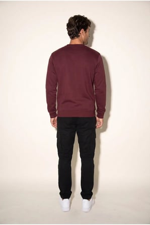 Jsco 6201 0 Yaka 3 İplik Erkek Sweatshirt JSSWTK27E000002