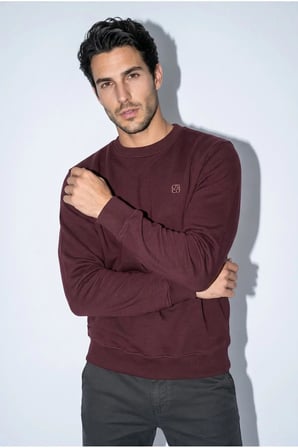 Jsco 6212 0 Yaka Nakışlı Selanik Erkek Sweatshirt JSSWTK27E000009