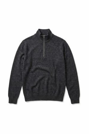 Jsco 6228 Dik Yaka Fermuarlı  Muline Selanik Erkek Sweatshirt JSSWTK27E000018