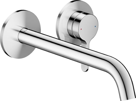 Axor One Banyo Bataryası Siyah Ankastre Duvara Monte 220 mm Gaga