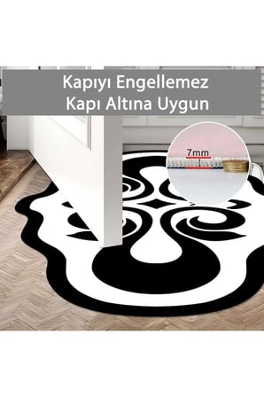 2 li Banyo Paspası, Yumuşak Banyo Halısı, Kaymaz Tabanlı, Yıkanabilir - 60x100 - 50 x60