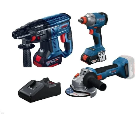 BOSCH GBH 180 Lİ + GDX 18V-285 + GWS 18V-8 + GBA 18v 4.0 Ah Akü x 2