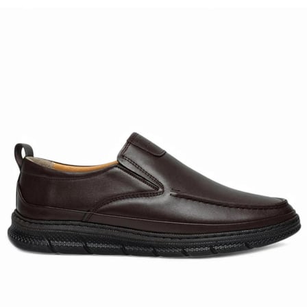 Erkek Deri Ortopedik Bağcıksız Loafer Ayakkabı Günlük Klasik Comfort Taban Casual Ayakkabı tarz437