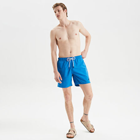Nautica Erkek Mavi Regular Fit Deniz Şortu
