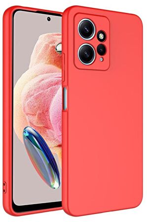 Xiaomi Redmi Note 12 4G Kılıf Lansman Tasarım İç Yüzeyi Kadife Silikon