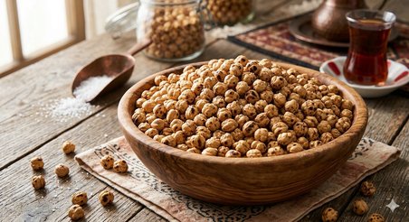 Dalındandut Çifte Kavrulmuş Sarı Leblebi (Tuzlu) 1 kg