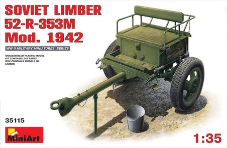 MiniArt 35115 1:35 Sovyet Top Arabası Ön Parçası 52-R-353M Mod.1942"