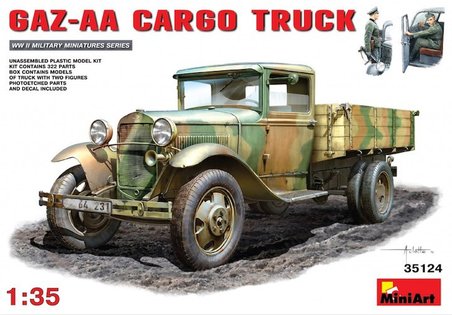 MiniArt 35124 1:35 GAZ-AA Kasalı Kamyon