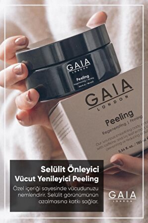 Gaia London Çatlak Ve Selülit Önleyici, Vücut Yenileyici Peeling 150 ml