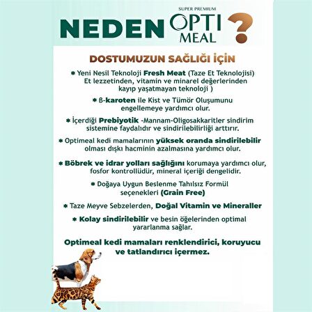 Optimeal Super Premium Kitten Tavuklu Yavru Kedi Maması 4 Kg