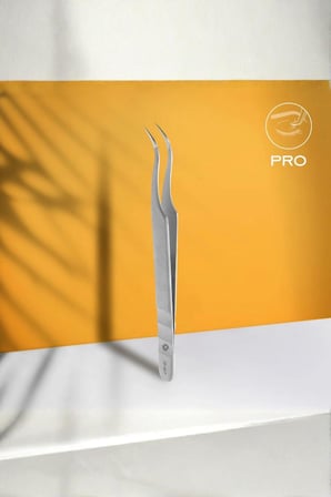 STALEKS Expert 41 Type 1 Profesyonel Kirpik Cımbızı (Eğik) TE-41/1