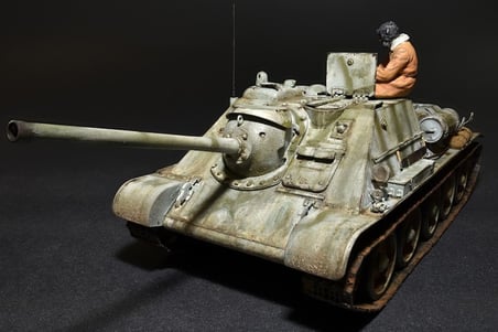 MiniArt 35178 1:35 SU-85 1943 Model ve Mürettebatı