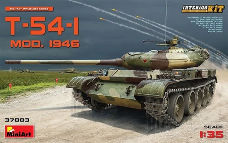 MiniArt 37003 1:35 T-54-1 Sovyet Medium Tank Interior Kit