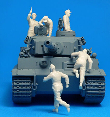 MiniArt 35252 1:35 Alman Tank Mürettebatı (Fransa 1944) Özel Üretim