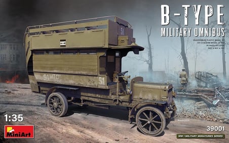 MiniArt 39001 1:35 B-Type Askeri Omnibüs