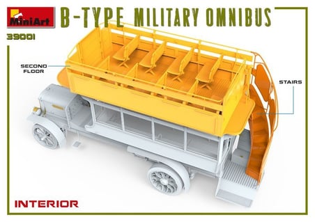 MiniArt 39001 1:35 B-Type Askeri Omnibüs